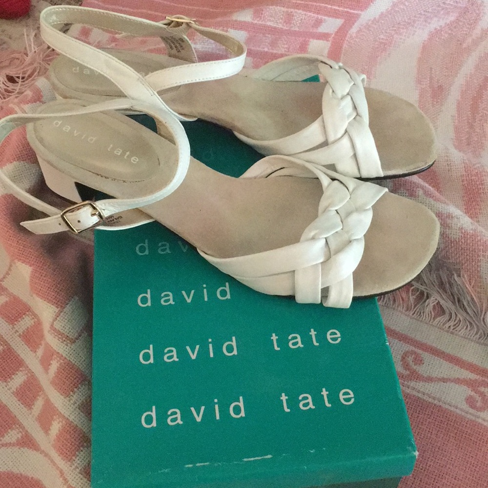 White sandals